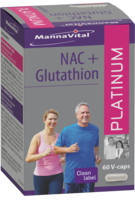 NAC + Glutathion - Mannavital - too good to go (03/25). Na opening nog tenminste 12 maanden werkzaam