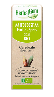 Midogem forte spray - cerebrale circulatie complex - 10 ml - bio 