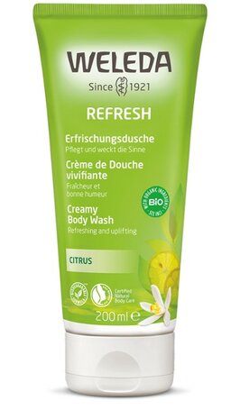 Citrus Refresh Douchecr&egrave;me - Weleda (06/25). Na opening nog minstens 9 maanden houdbaar