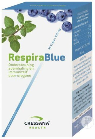 RespiraBlue - vervaldatum 09/2023 - na opening nog 9 maand te gebruiken