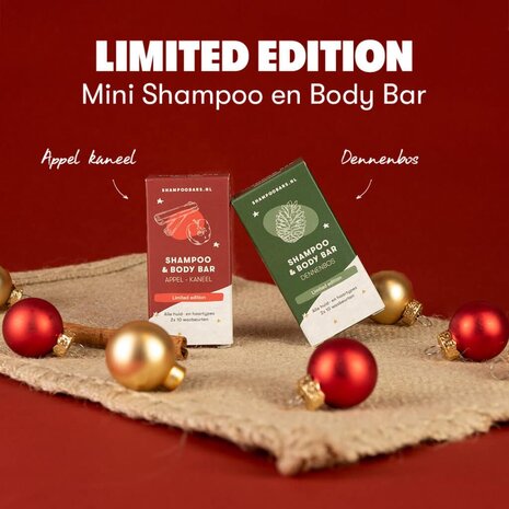 Mini Shampoo &amp; Body Bar - Appel Kaneel (limited edition) - Shampoo Bars
