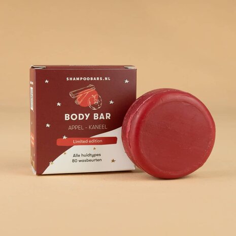Body Bar Appel &ndash; Kaneel (limited edition) - Shampoo Bars