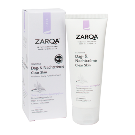 Zarqa Dag- &amp; nachtcr&egrave;me Clear Skin