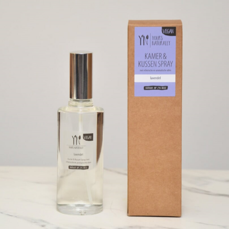 Yours Naturally: &#039;kamer- en linnenspray &quot;lavendel&quot; - 100 ml 