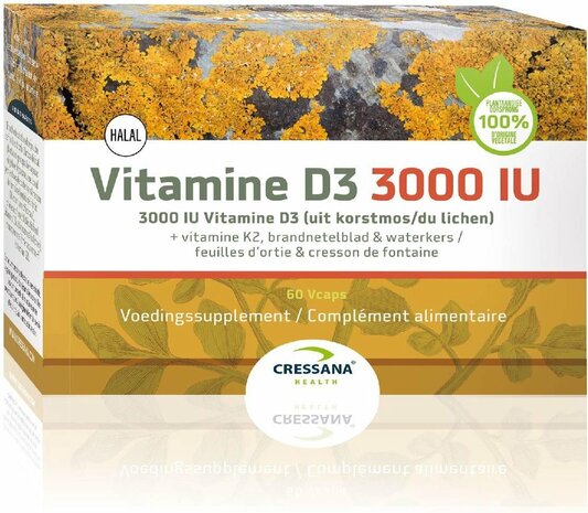 Vitamine D3 3000 IU - Cressana
