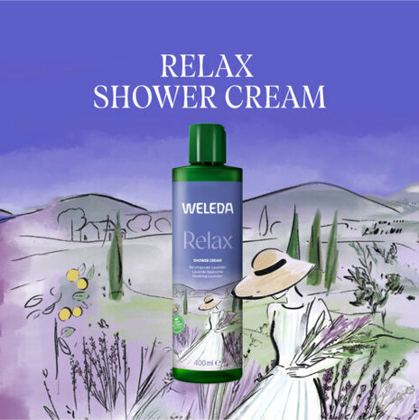 Weleda - relax douchecr&egrave;me lavendel  - 400 ml 
