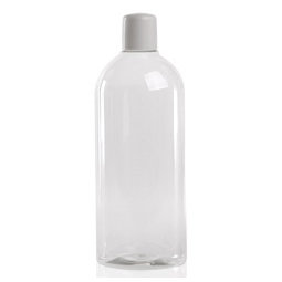 Shampoo fles met klapdeksel - Ovaal - 100 m 