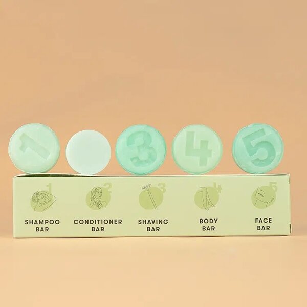 Starterspak Aloe Vera-Komkommer  Shampoo Bars 