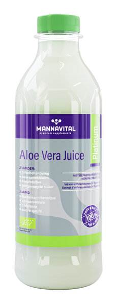 Aloe Vera Juice Platinum 1l - Mannavital