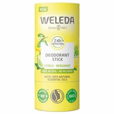 Deodorant stick - citrus &amp; bergamot  Weleda - 50 gram 