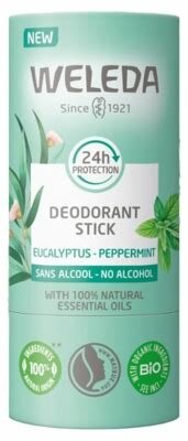 Deodorant stick 24h - eucalyptus &amp; pepermunt - Weleda - 50 gram 