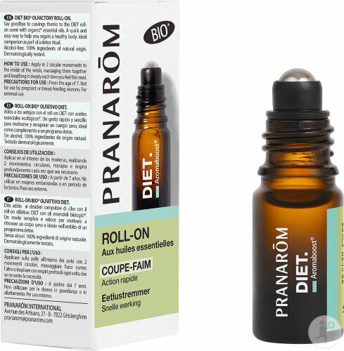 Aromaboost - roll-on - DIEET - DETOX - 5 ml - Pranarom  - bio 