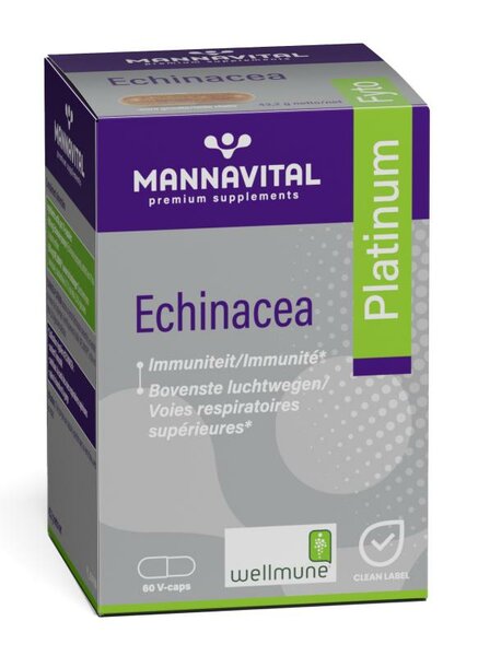 Echinacea Platinium V-capsules - 60 capsules - Mannavita