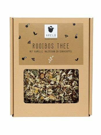 Rooibos thee met kamille, valeriaan en sinaas - Arelo 