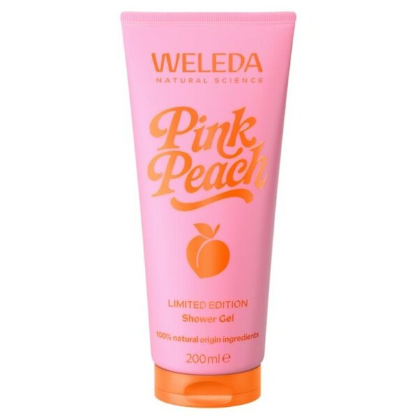 Pink Peach douchegel - limited edition - Weleda - 200 ml