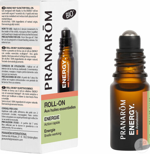 Aromaboost - roll-on - ENERGIE - 5 ml - Pranarom  - bio 