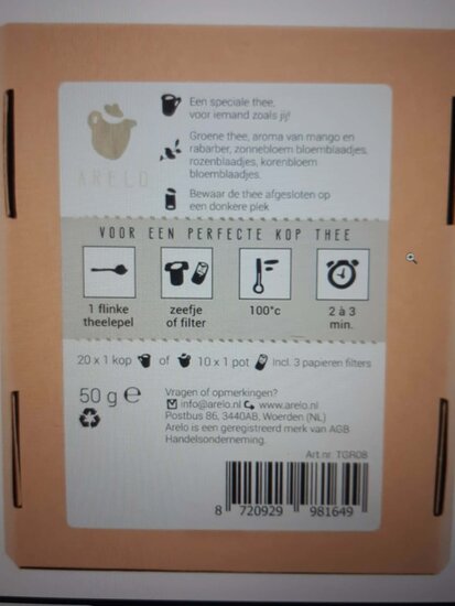 Je bent goud waard thee  - Arelo 