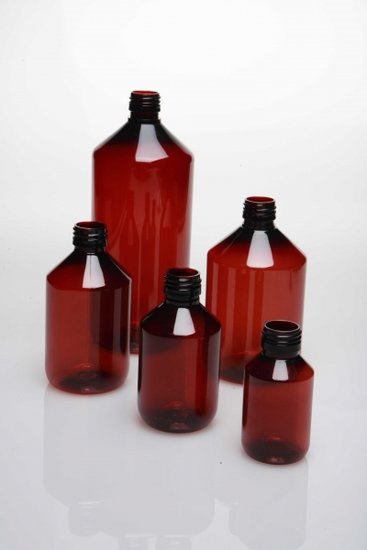 Plastic fles - DIN28 - 50 ml tot 1l