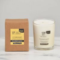 Geurkaars - Limoenblad & gember - Yours Naturally